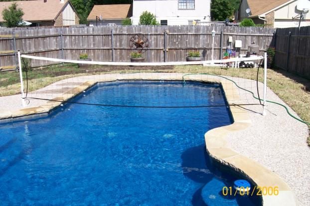 A recent swimming pool job in the  area