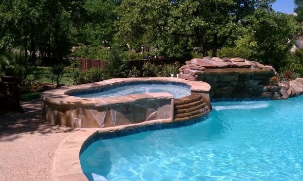 A recent swimming pool job in the  area