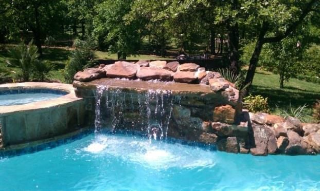 A recent swimming pool job in the  area